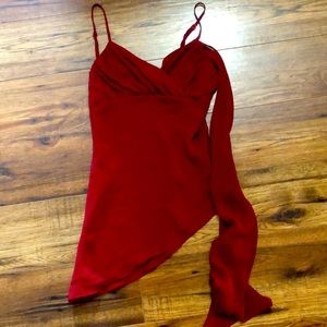 Mariposa Red Tank Top